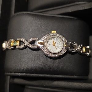Jules Jurgensen Vintage Ladies Gold & Silver Tone Watch
